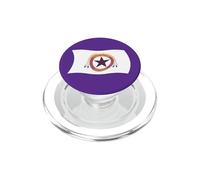 Drapeau ondulé de la Tribu Wampanoag Squanto Indien amérindien PopSockets PopGrip pour MagSafe