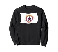Drapeau ondulé de la Tribu Wampanoag Squanto Indien amérindien Sweatshirt