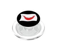 Drapeau ondulé de Rapa NUI Rapanui île de Pâques Smile PopSockets PopGrip pour MagSafe