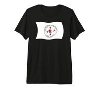 Drapeau ondulé des Algonquiens amérindiens Lenni Lenape T-Shirt Haut de Gamme