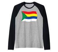 Drapeau ondulé des Druzes Liban Israël Syrie Islam Arabes Manche Raglan