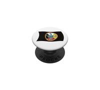 Drapeau ondulé des Indiens Chippewa de la Tribu Sault-Sainte-Marie PopSockets PopGrip Adhésif