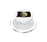 Drapeau ondulé des Indiens Chippewa de la Tribu Sault-Sainte-Marie PopSockets PopGrip pour MagSafe