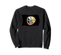 Drapeau ondulé des Indiens Chippewa de la Tribu Sault-Sainte-Marie Sweatshirt