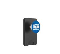 Drapeau ondulé d'Israël Israël Juif Étoile de David PopSockets PopWallet pour MagSafe