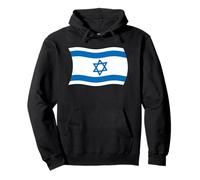 Drapeau ondulé d'Israël Israël Juif Étoile de David Sweat à Capuche