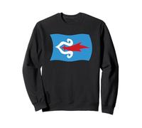 Drapeau ondulé du Peuple Ainu Sweatshirt