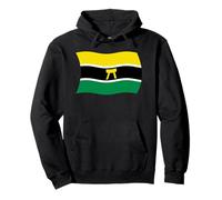 Drapeau ondulé du Peuple Ashanti Afrique Afrique Sweat à Capuche