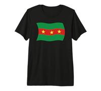 Drapeau ondulé du Peuple Ewe Ghana Togo Bénin T-Shirt Haut de Gamme