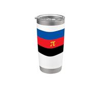 Drapeau ondulé Polygamie Mormon Religion Gobelet isotherme en acier inoxydable double paroi