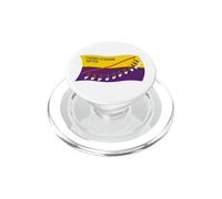 Drapeau ondulé Tohono O'Odham Nation Papago Amérindien PopSockets PopGrip pour MagSafe