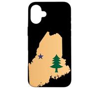 Drapeau Original de l'État du Maine Cadeau Dirigo du Nord de la Nouvelle-Angleterre Coque pour iPhone 16 Plus