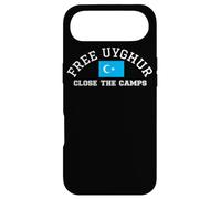 Drapeau ouïghour Gratuit Ouïghours turcs Fermer Les Camps Xinjiang Coque pour iPhone Air