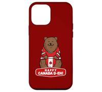 Drapeau ours canadien amusant Happy Canada Day Coque pour iPhone 12 mini
