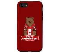 Drapeau ours canadien amusant Happy Canada Day Coque pour iPhone SE (2020) / 7 / 8