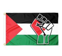 Drapeau Palestine 150 x 90 cm,Drapeau Palestinien,Drapeaux Palestiniens,Drapeaux Résistants aux Intempéries