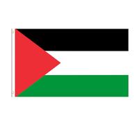 Drapeau Palestine, Drapeau Palestinien à Oeillets en Laiton, Polyester, 150x90cm
