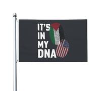 Drapeau Palestine « It's in MyFlags » pour extérieur, 90 x 150 m, double face, en polyester robuste, pour décoration de jardin, de maison, de festival, de jardin, de bienvenue