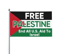 Drapeau Palestine Libre Drapeau De Bienvenue Imprimé Décoration Bannière, Pour D'Intérieur, Les Défilés, Balcon, 90x150cm