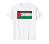 Drapeau palestinien de Palestine Grungy Style T-Shirt Graphique avec Valeur