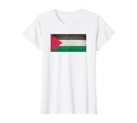 Drapeau palestinien de Palestine Grungy Style T-Shirt Graphique avec Valeur