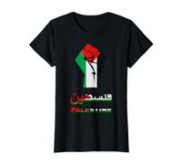 Drapeau palestinien sans Poing Bannière palestinienne T-Shirt Graphique avec Valeur