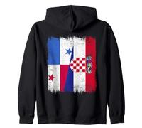 Drapeau Panama Croatie | Racines croates panaméennes Sweat à Capuche