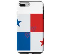 Drapeau panaméen avec cœur Fier, Patrimoine, fête Nationale Coque pour iPhone 7 Plus/8 Plus