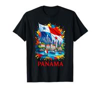 Drapeau panaméen Panama Voyage Vacances Famille Hommes Femmes Enfants T-Shirt