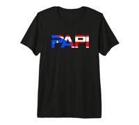 Drapeau Papi de Porto Rico T-Shirt Haut de Gamme