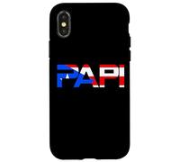 Drapeau Papi Puerto Rico Coque pour iPhone X/XS