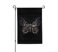 Drapeau papillon scientifique. Convient pour l'intérieur et l'extérieur, parfait pour la maison, le jardin, les événements et les expositions patriotiques.