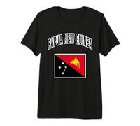 Drapeau Papouasie-Nouvelle-Guinée T-Shirt Haut de Gamme