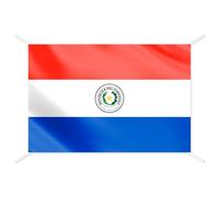 Drapeau Paraguay officiel - Drapeaux du Monde pour intérieur et extérieur, drapeaux décoratifs et collection, drapeau francais inclus - Taille 144x93 cm