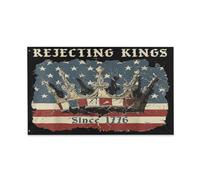 Drapeau Pas De Manifestation Pour La Journée Des Rois En Juin Protection Uv Bannière Couture Double Face Garden Flag Pour Saisonnière Intérieur Célébrations 3X5Ft