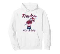 Drapeau Patriotique des États-Unis du 4 Juillet Sweat à Capuche