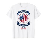 Drapeau Patriotique des États-Unis du 4 Juillet T-Shirt