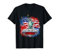 Drapeau Patriotique Liberté 250e Anniversaire Liberté 1776 2026 T-Shirt