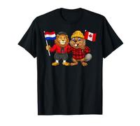 Drapeau Pays-Bas Canada Racines néerlandaises Canadien T-Shirt