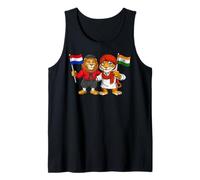 Drapeau Pays-Bas Inde Racines néerlandaises Fier Indien Débardeur