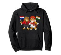 Drapeau Pays-Bas Inde Racines néerlandaises Fier Indien Sweat à Capuche