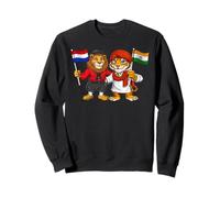 Drapeau Pays-Bas Inde Racines néerlandaises Fier Indien Sweatshirt
