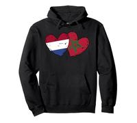 Drapeau Pays-Bas Maroc Cœurs Pays-Bas Amitié Marocain Sweat à Capuche