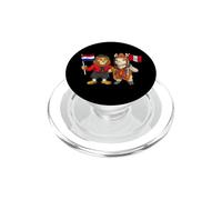 Drapeau Pays-Bas Pérou Racines néerlandaises Fier péruvien PopSockets PopGrip pour MagSafe
