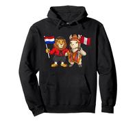 Drapeau Pays-Bas Pérou Racines néerlandaises Fier péruvien Sweat à Capuche