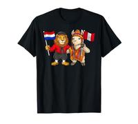 Drapeau Pays-Bas Pérou Racines néerlandaises Fier péruvien T-Shirt
