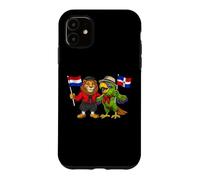 Drapeau Pays-Bas République Dominicaine Racines néerlandaise Coque pour iPhone 11