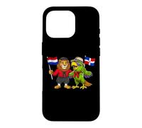 Drapeau Pays-Bas République Dominicaine Racines néerlandaise Coque pour iPhone 16 Pro