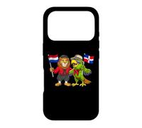 Drapeau Pays-Bas République Dominicaine Racines néerlandaise Coque pour iPhone 17 Pro