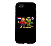 Drapeau Pays-Bas République Dominicaine Racines néerlandaise Coque pour iPhone SE (2020) / 7/8